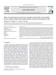 Effect of concentration, pH and ionic strength on the kinetic ... - YIC-IR