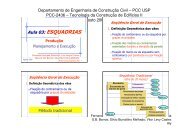 ESQUADRIAS - Tecnologia da Construção de Edifícios II - USP