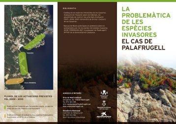 Actuacions espècies invasores 2009-2010 - Ajuntament de Palafrugell