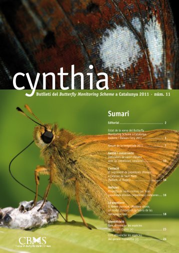 Descarregueu-lo en format PDF - Catalan Butterfly Monitoring Scheme