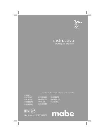 Manual de instalación - Mabe