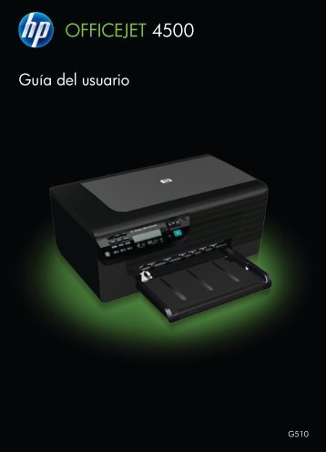 HP Officejet 4500 (G510) All-in-One series User Guide – ESWW
