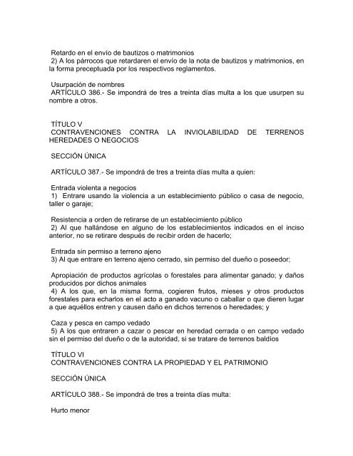 Código Penal de Costa Rica - Piaje.org