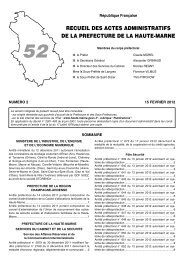 RAA N° 02-12 - Préfecture de la Haute-Marne