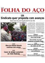 CSN Sindicato quer proposta com avanços - Jornal Folha do Aço