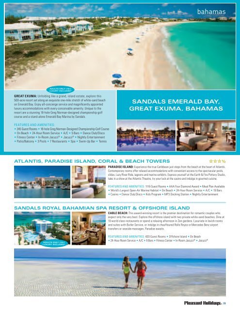 Caribbean Brochure - Pleasant Holidays