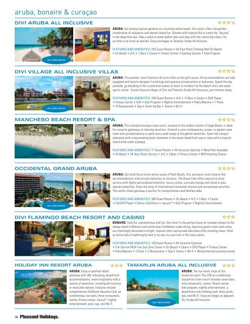 Caribbean Brochure - Pleasant Holidays