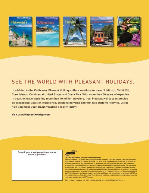 Caribbean Brochure - Pleasant Holidays