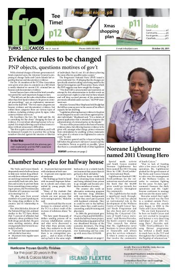 Volume 21 Issue 40: Oct. 20, 2011 - fp Turks and Caicos