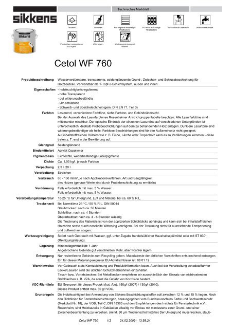 Cetol WF 760