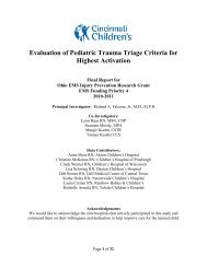 Evaluation of Pediatric Trauma Triage Criteria for Highest Activation