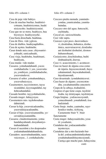 ALVARADO Vocabulario 1593 - Mesolore