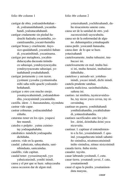 ALVARADO Vocabulario 1593 - Mesolore