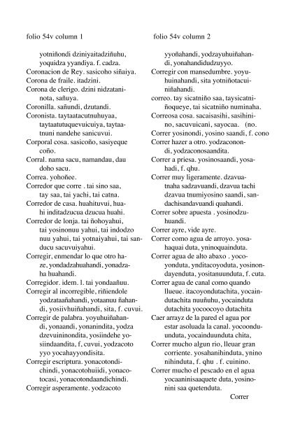 ALVARADO Vocabulario 1593 - Mesolore