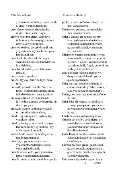 ALVARADO Vocabulario 1593 - Mesolore