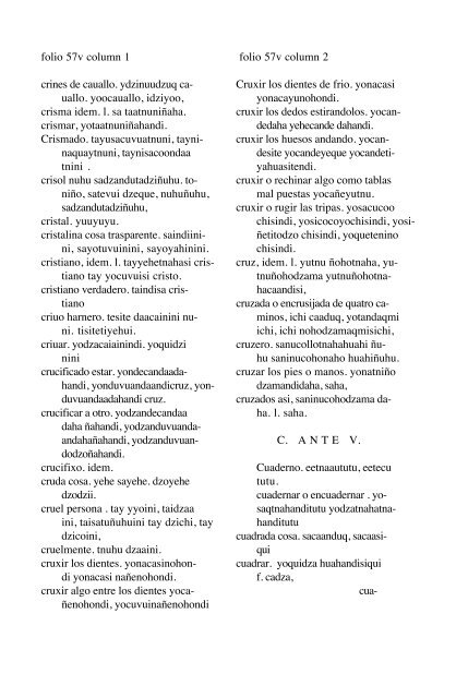 ALVARADO Vocabulario 1593 - Mesolore