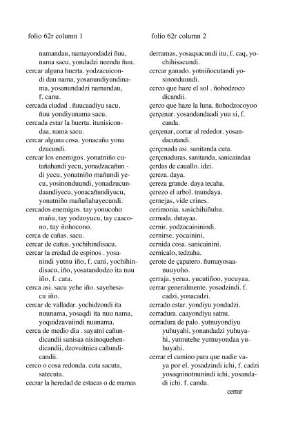 ALVARADO Vocabulario 1593 - Mesolore