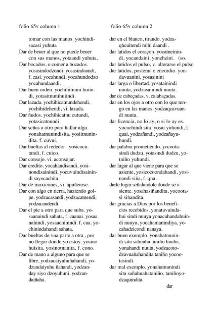 ALVARADO Vocabulario 1593 - Mesolore