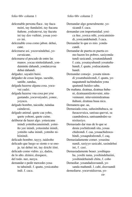 ALVARADO Vocabulario 1593 - Mesolore