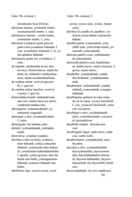 ALVARADO Vocabulario 1593 - Mesolore