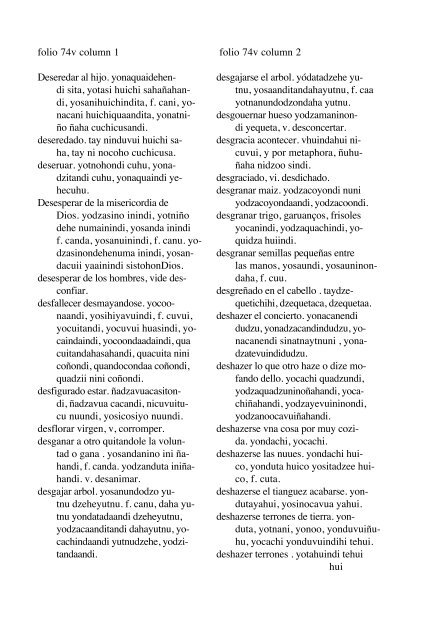 ALVARADO Vocabulario 1593 - Mesolore