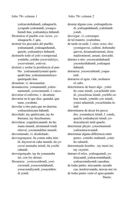 ALVARADO Vocabulario 1593 - Mesolore