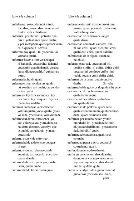 ALVARADO Vocabulario 1593 - Mesolore