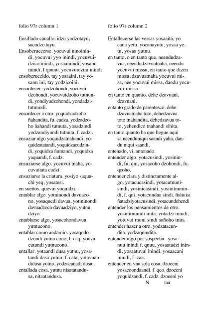 ALVARADO Vocabulario 1593 - Mesolore