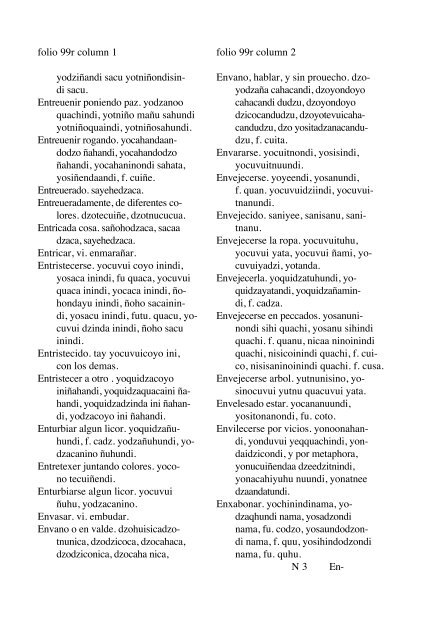 ALVARADO Vocabulario 1593 - Mesolore