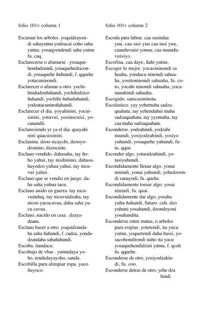 ALVARADO Vocabulario 1593 - Mesolore