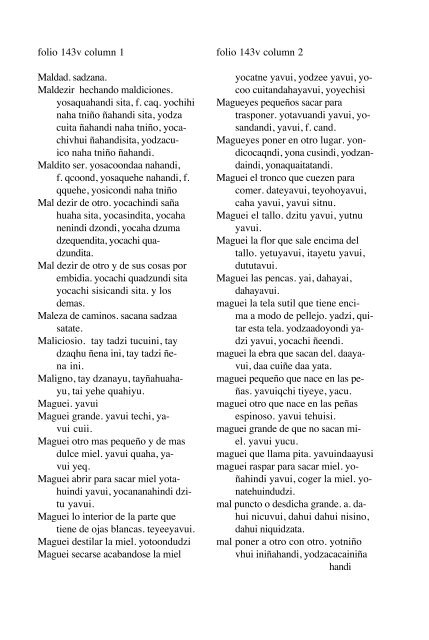 ALVARADO Vocabulario 1593 - Mesolore