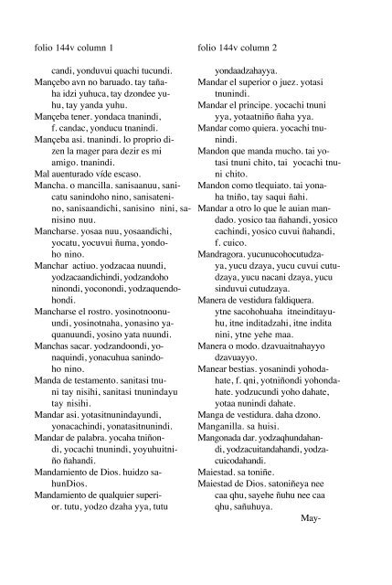 ALVARADO Vocabulario 1593 - Mesolore