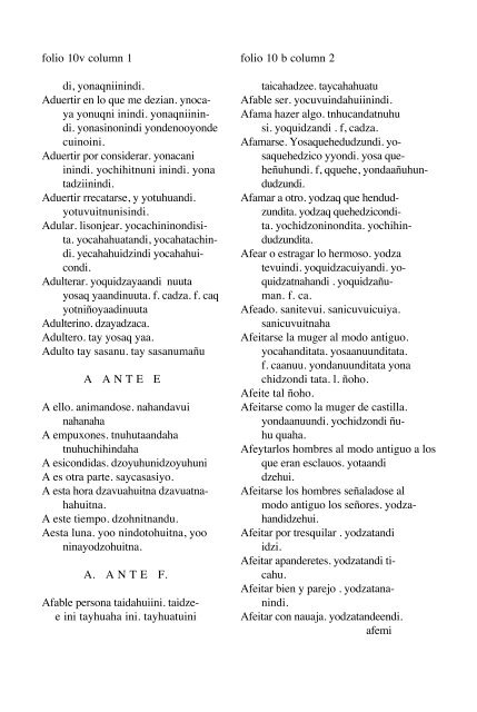 ALVARADO Vocabulario 1593 - Mesolore