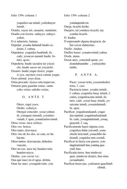 ALVARADO Vocabulario 1593 - Mesolore