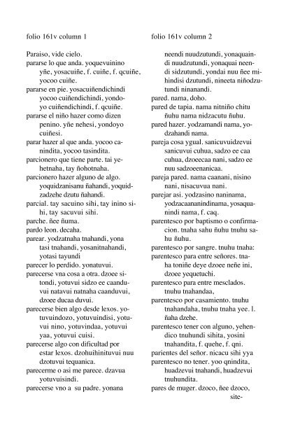 ALVARADO Vocabulario 1593 - Mesolore
