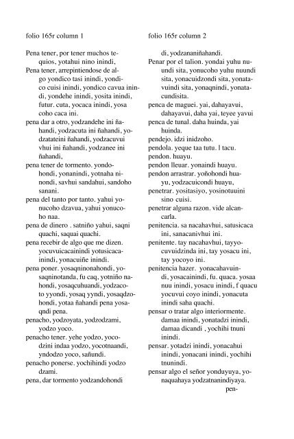 ALVARADO Vocabulario 1593 - Mesolore