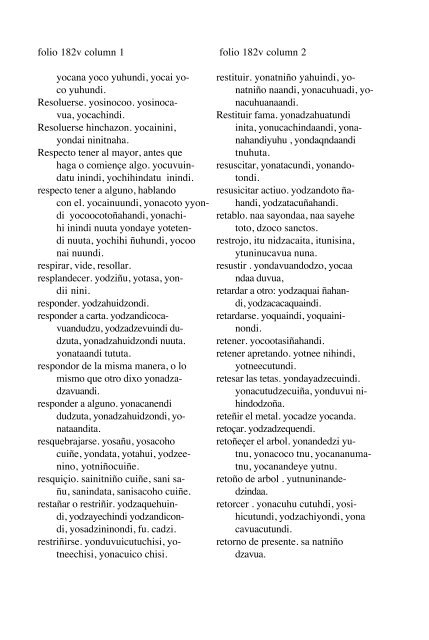 ALVARADO Vocabulario 1593 - Mesolore