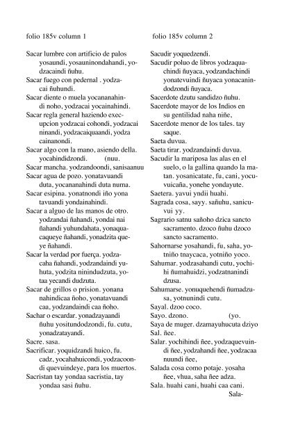 ALVARADO Vocabulario 1593 - Mesolore