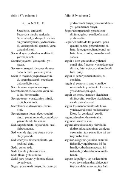 ALVARADO Vocabulario 1593 - Mesolore