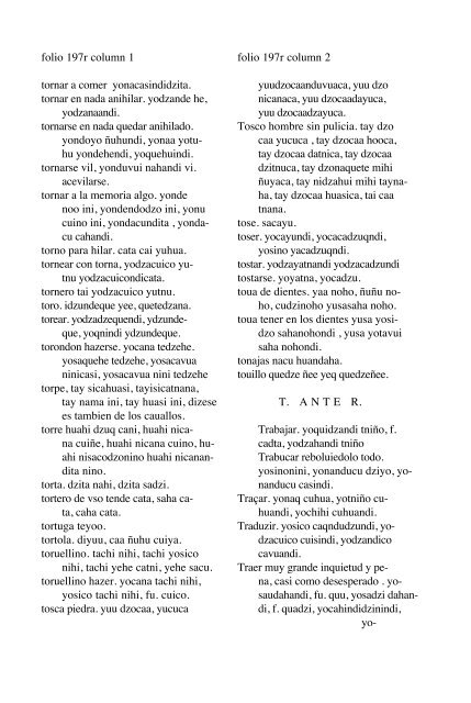 ALVARADO Vocabulario 1593 - Mesolore