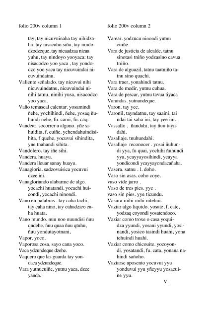 ALVARADO Vocabulario 1593 - Mesolore