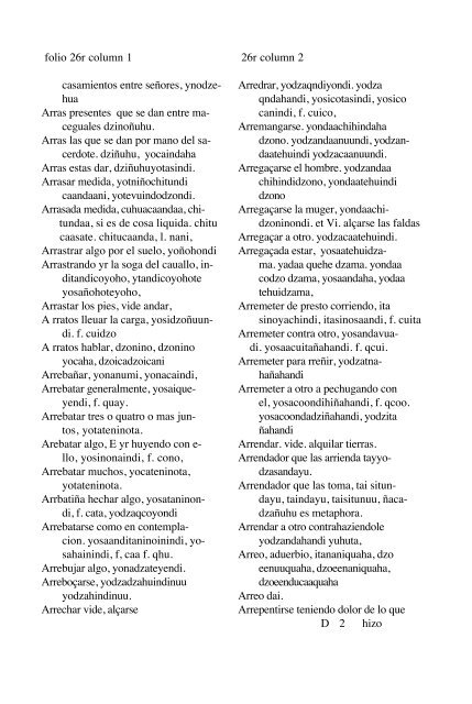 ALVARADO Vocabulario 1593 - Mesolore