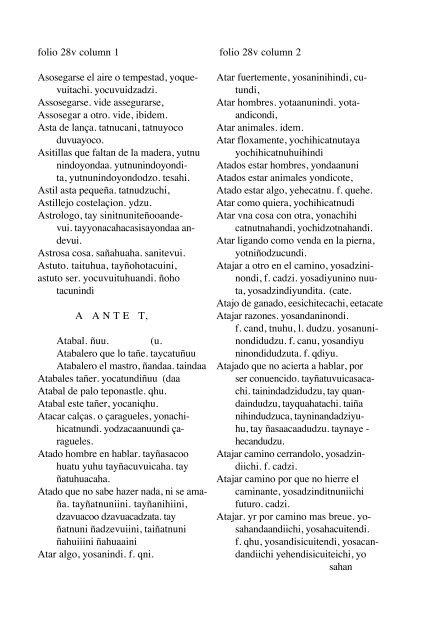 ALVARADO Vocabulario 1593 - Mesolore