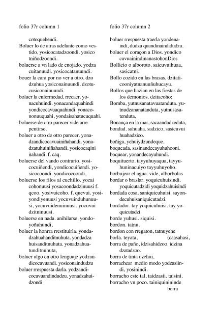 ALVARADO Vocabulario 1593 - Mesolore
