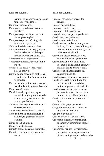 ALVARADO Vocabulario 1593 - Mesolore