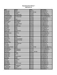 Wood Dale School District 7 Staff Email List