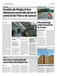 Freàtic de Platja d'Aro denuncia excés de zel en el control de l'hora ...