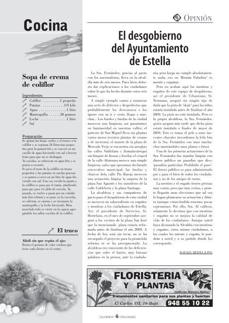 CME n¼ 278 - REVISTA CALLE MAYOR