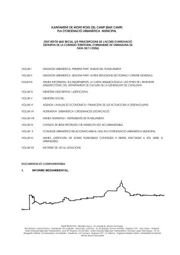 1. Informe mediambiental - Ajuntament de Mont-roig del Camp