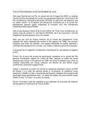 Ple Extraordinari 25/11/2004 - Ajuntament de Tossa de Mar